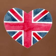 Britské srdce malované
