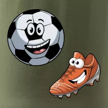 Parové triko - Kopačka a míč