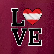 Love Rakouská vlajka