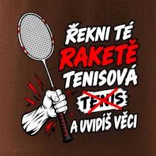 Badmintonová raketa není tenisová