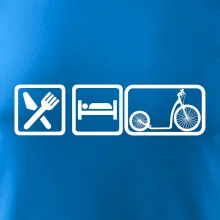 Eat sleep koloběžka velké a malé kolo