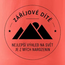 Zářijové dítě. Nejlepší výhled na svět je z mých narozenin