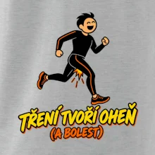 Běžecké tření tvoří oheň
