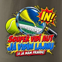 Soupeř vidí aut já vidím lajnu