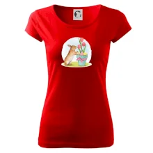 Velikonoční zajíček tulipány