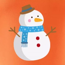 Sněhulák se šálou