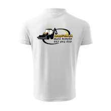 Bagrista v kruhu - vlastní nápis