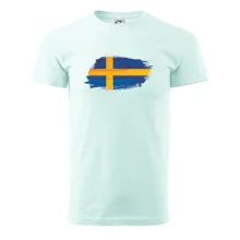 Švédská vlajka kreslená