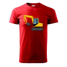 Bagr bez nápisu  z boku