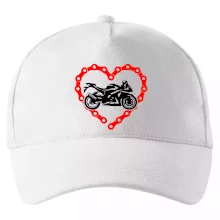 Moto srdce řetěz - supersport