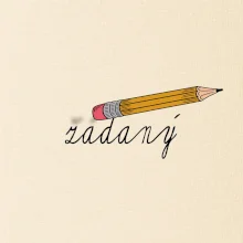 Zadaný tužka a guma