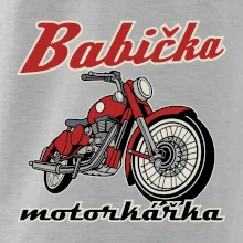 Babička motorkářka