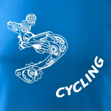 Cycling nápis šikmo