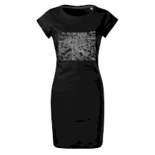 Mapy měst černobílé Praha