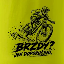 Brzdy jen doporučení - biker v zatáčce