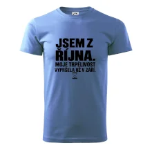 Jsem z října trpělivost vypršela v září