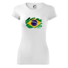 Brazílie vlajka vodové barvy Brazílie vlajka vodové barvy