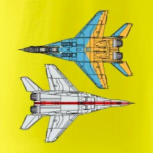 Mig 29 Fulcrum ze spoda a ze zhora