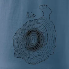 Říp - vrstevnice psací