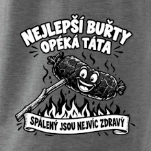 Nejlepší buřty opéká táta Spálený jsou nejvíc zdravý