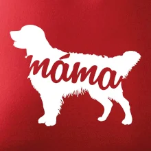 Zlatý retrívr máma obrys