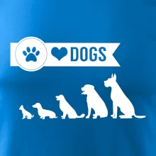 I love dogs - tlapka