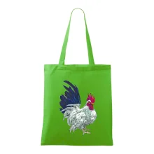 Kohout kreslený bílý