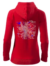 Budějce  - Mapa s vodními toky