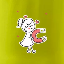 Párový motiv - panáček a magnet