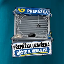 Přepážka uzavřena běžte k vedlejší