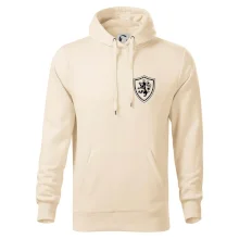 Český lev erb na prsu a na zádech