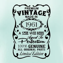 Vintage Etiketa - 1961