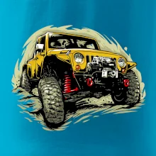 Žlutý offroad s navijákem