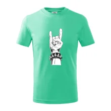 Rock ruka s náramkem