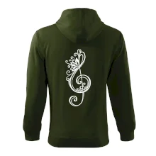 Houslový klíč kytky