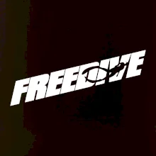 Freedive - nápis s potápěčem