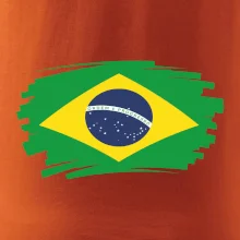 Brazílie vlajka štětkou