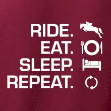 Ride Eat Sleep Repeat koně