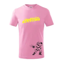 Hasič stojící - nápis hasiči - Velký nápis  na zádech