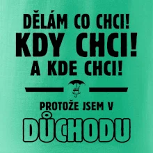 Dělám co chci, kdy chci důchod