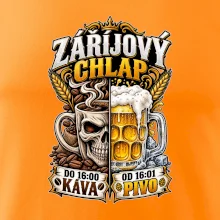 Záříjový chlap -  do 16 káva  od 16 pivo