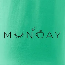 Monday nápis Monday nápis