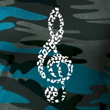 Houslový klíč z not