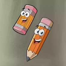 Parové triko - Tužka a guma