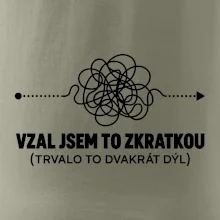 Vzal jsem to zkratkou