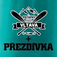 Na vodu - pádla hory (vlastní nápis)