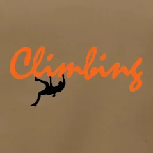 Climbing psací text