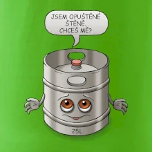 Opuštěné štěně - sud (Hana-creative)