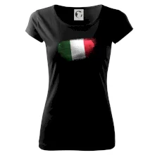 Italská vlajka okousaná Italská vlajka okousaná