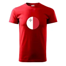 Vlajka Malta kulatá velká